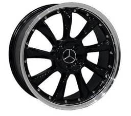 19 Inch BlackS - 4 Wheel Set