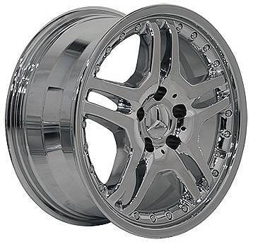 17 Inch 5B Chrome - 4 Wheel Set