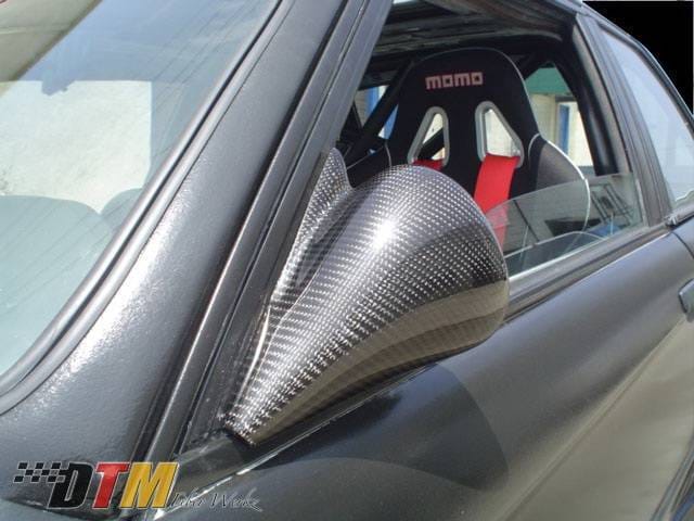 BMW 3 Series DTM Fiberwerkz DTM Style Non-Vented Mirrors - E30 DTM Style