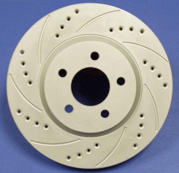 Chevrolet Chevy II SP Performance Cross Drilled and Slotted Vented Front Rotors - F55-14
