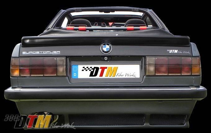 BMW 3 Series DTM Fiberwerkz Euro DTM Style Rear Apron - E30 Euro DTM