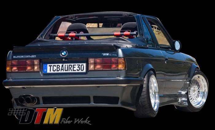 BMW 3 Series DTM Fiberwerkz Euro DTM Style Rear Apron - E30 Euro DTM thumbnail 3