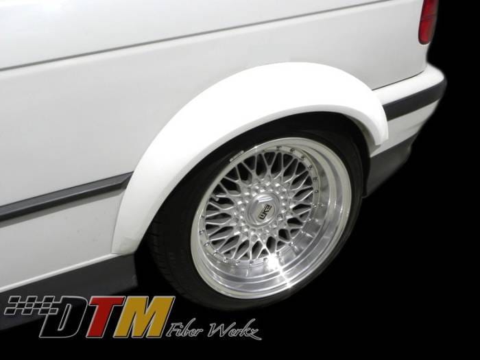 BMW 3 Series DTM Fiberwerkz GTR-S Style Rear Wide Body Fender Flares - E36GTR-SFend