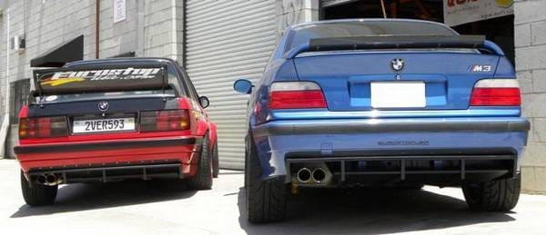 BMW 3 Series DTM Fiberwerkz Rear Bumper Diffuser - E36-M3-DTM-R thumbnail 4