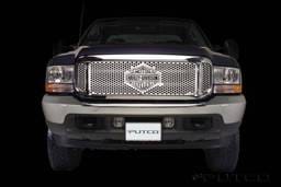 Ford F350 Superduty Putco Punch Grille Insert with Bar & Shield - 52105