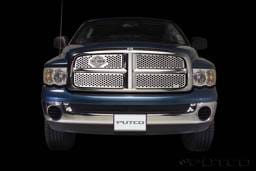 Dodge Ram Putco Punch Grille Insert with Bar & Shield - 52132
