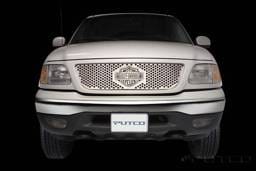 Ford F150 Putco Punch Grille Insert with Bar & Shield - 52104