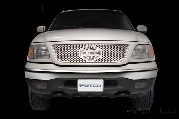 Ford F150 Putco Punch Grille Insert with Bar & Shield - 52104