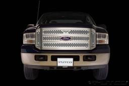 Ford F250 Superduty Putco Punch Grille Insert with Wings Logo - 56155