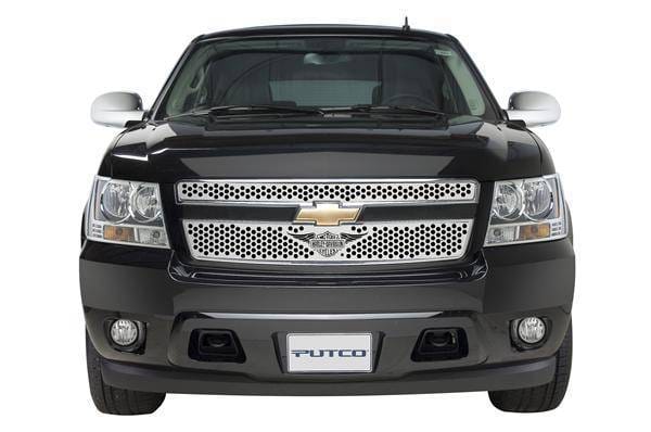 Chevrolet Avalanche Putco Punch Grille Insert with Wings Logo - 56158