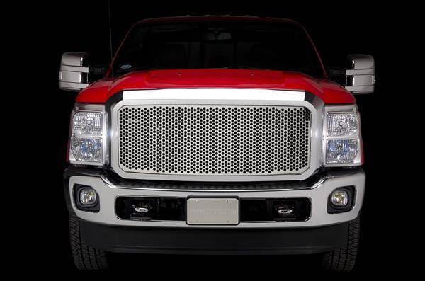Ford F250 Superduty Putco Designer FX Punch Grille Insert - 64414 thumbnail 2