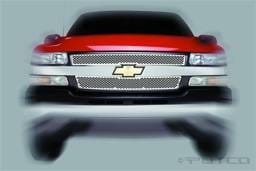 Chevrolet Silverado Putco Racer Stainless Steel Grille - 82107