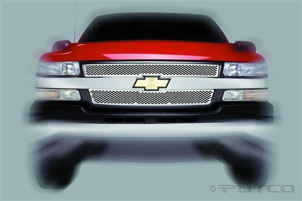 Chevrolet Silverado Putco Racer Stainless Steel Grille - 82107