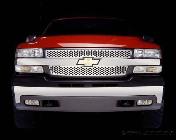 Chevrolet Silverado Putco Punch Stainless Steel Grille - 84107