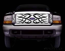 Ford F350 Superduty Putco Tribe Stainless Steel Grille - 85106