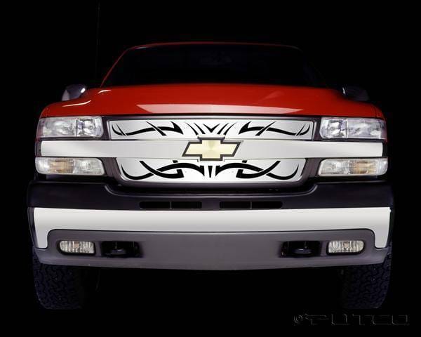 Chevrolet Silverado Putco Tribe Stainless Steel Grille - 85107