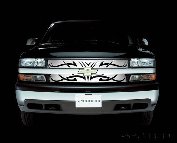 Chevrolet Silverado Putco Tribe Stainless Steel Grille - 85108