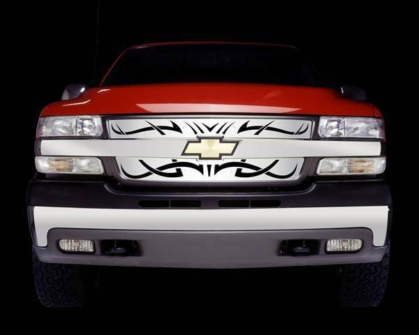 Chevrolet Silverado Putco Tribe Stainless Steel Grille - 85100