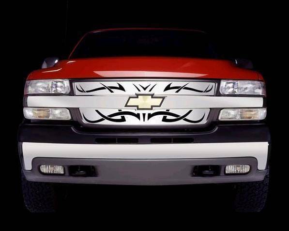 Chevrolet Silverado Putco Tribe Stainless Steel Grille - 85157