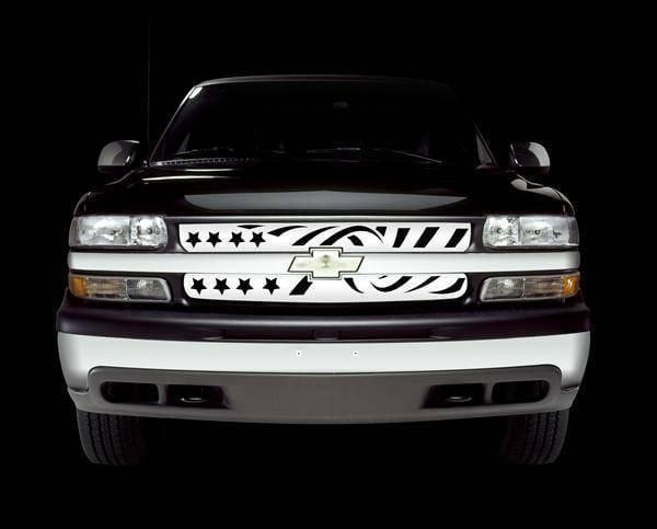 Chevrolet Silverado Putco Patriot Stainless Steel Grille - 86100