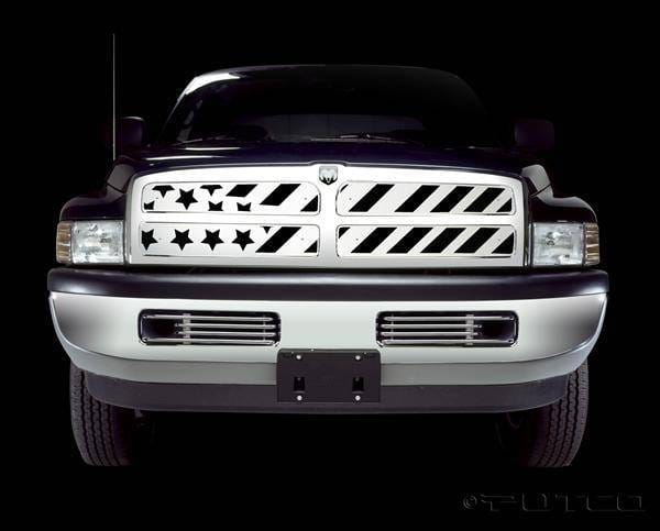 Dodge Ram Putco Patriot Stainless Steel Grille - 86103