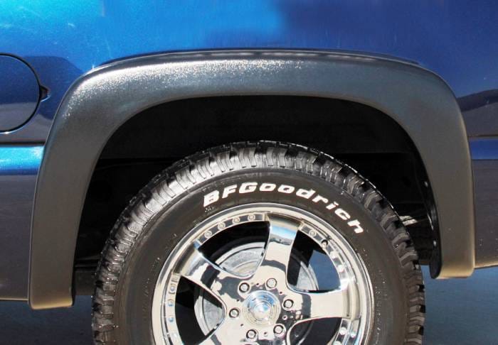 Chevrolet Silverado Prestige Rear Pair EX Wide Style Textured Fender Flare Set - EX103TB thumbnail 2