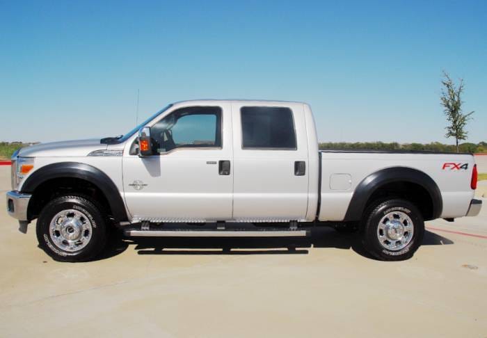 Ford F350 Prestige Complete EX Wide Style Textured Fender Flare Set - EX314T