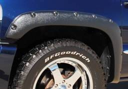 Chevrolet Silverado Prestige Front Pair RX Rivet Style Standard Fender Flare Set - RX103SA