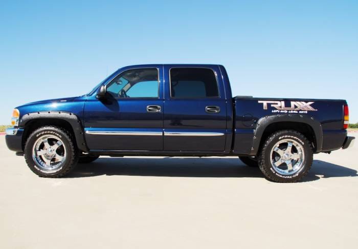 Chevrolet Silverado Prestige Front Pair RX Rivet Style Textured Fender Flare Set - RX103TA thumbnail 4