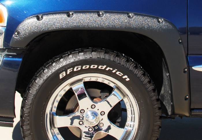 Chevrolet Silverado Prestige Front Pair RX Rivet Style Textured Fender Flare Set - RX103TA thumbnail 2