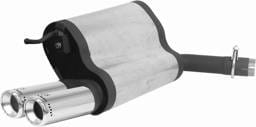 Mercedes-Benz SL Remus Rear Silencer - Left Side with Dual Exhaust Tips - Round - 509403 0504FL