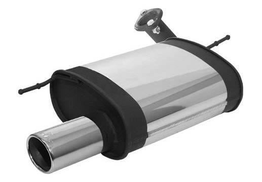 Honda Accord Remus Rear Silencer - Right Side with Exhaust Tip - Oval - 256399 0507R