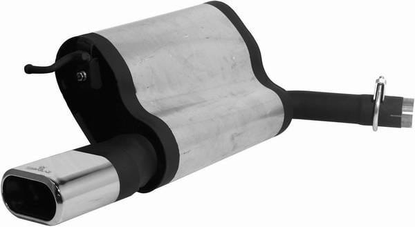 Mercedes-Benz E Class Remus Rear Silencer - Left Side with Exhaust Tip - Square - 509502 0509ML