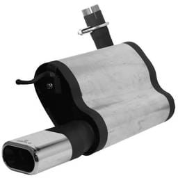 Mercedes-Benz E Class Remus Rear Silencer - Right Side with Exhaust Tip - Square - 509502 0509MR