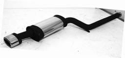 Audi RS6 Remus Rear Silencer - Left Side with Exhaust Tip - Oval - 049102 0514ML