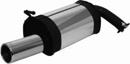 Mazda 6 Remus Rear Silencer - Left Side with Exhaust Tip - Round - 456502 0505L