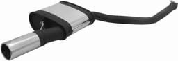 Audi A6 Remus Rear Silencer - Left Side with Exhaust Tip - Round - 048004 0505L