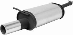 Audi A6 Remus Rear Silencer - Right Side with Exhaust Tip - Round - 047097 0505R