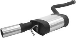 Audi A6 Remus Rear Silencer - Right Side with Exhaust Tip - Round - 048004 0505R