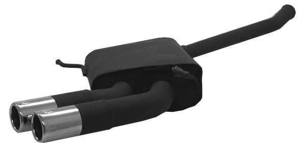 Mercedes-Benz ML Remus Rear Silencer - Right Side with Dual Exhaust Tips - Round - 509305 0554R