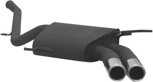 Mercedes-Benz ML Remus Rear Silencer - Right Side with Dual Exhaust Tips - Round - 509005 0554R