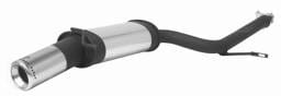 Audi A4 Remus Rear Silencer - Left Side with Exhaust Tip - Round - 048005 0570FL
