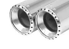 Volkswagen Beetle Remus Rear Silencer with Dual Exhaust Tips - Round - 955098 0572F
