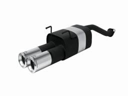Honda Civic 2DR Remus Rear Silencer with Dual Exhaust Tips - Round - 253094 0572F