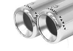 Chevrolet Suburban Remus Rear Silencer with Dual Exhaust Tips - 106000 0572F