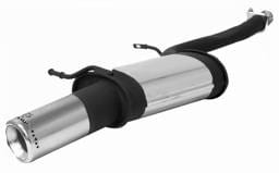 Audi A4 Remus Rear Silencer - Right Side with Exhaust Tip - Round - 048001 0570FR