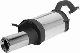 Hyundai Tiburon Remus Rear Silencer with Exhaust Tip - Round - 284002 0570TD