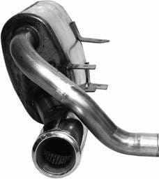 Porsche 911 Remus Romulus Rear Silencer - Right with Exhaust Tip - Round - 689097 0571LR
