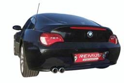 BMW Z4 Remus Rear Silencer with Dual Exhaust Tips - Round - 088506 0588TD