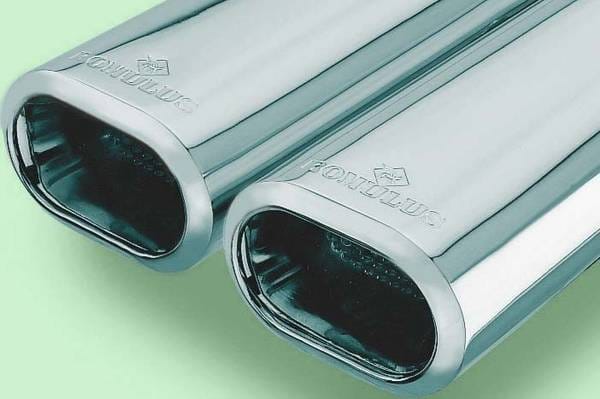 Audi RS4 Remus Romulus Rear Silencer with Dual Exhaust Tips - Square - 047501 0576R